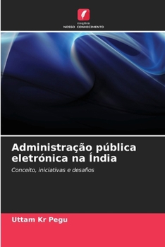 Paperback Administração pública eletrónica na Índia [Portuguese] Book