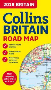 Map 2018 Collins Britain Road Map Book