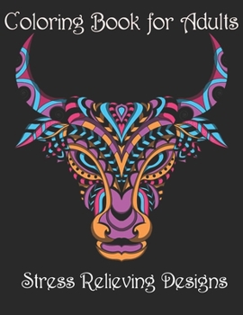 Paperback Coloring Book for Adults: Stress Relieving Animal Designs Book