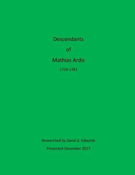 Paperback Descendants of Mathias Ardis Book