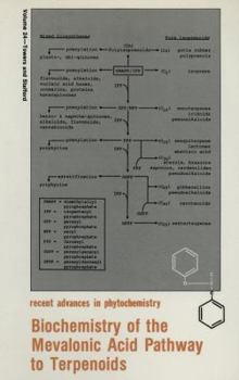 Paperback Biochemistry of the Mevalonic Acid Pathway to Terpenoids Book