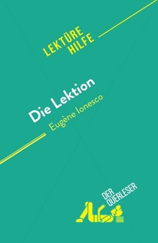 Paperback Die Lektion: von Eugène Ionesco [German] Book