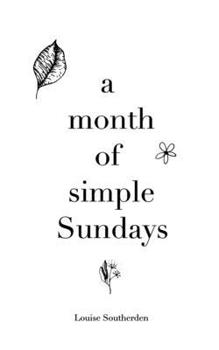 Paperback A month of simple Sundays Book