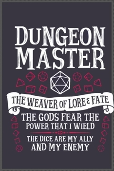 Dungeon master the waver of lore fate: Notebook Journal for Kids & men , women…. with more than 100 lined page - Composition Size (6*9)