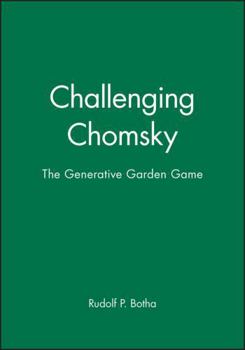 Paperback Challenging Chomsky: The Generative Garden Game Book