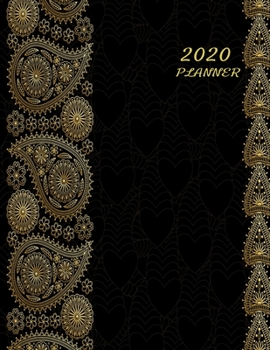 Paperback 2020 Planner: 2020 Personal Planner, 2020 Diary, 2020 Organizer, 2020 Calendar with Daily, weekly and Monthly view Book