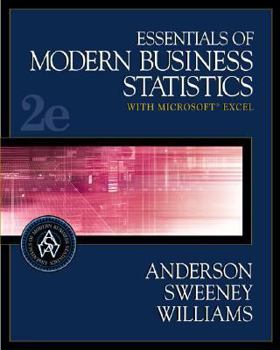 Hardcover Essentials of Modern Business Statistics with Microsoft Excel Book