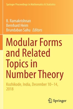 Paperback Modular Forms and Related Topics in Number Theory: Kozhikode, India, December 10-14, 2018 Book
