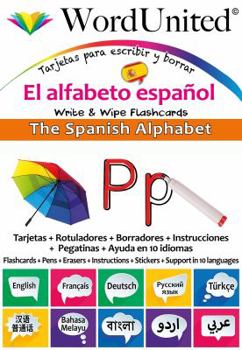 The Spanish Alphabet: Write & Wipe Flashcards (English, French, German and Spanish Edition)