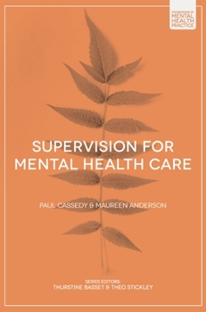 Paperback Supervision for Mental Health Care Book
