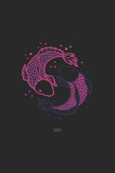 Ying-Yang Koikarpfen: ANGLER NOTIZBUCH / NOTIZHEFT  A5 (6x9 inch) 120 Seiten liniert für Koi Fisch, Japan Fans, Yoga Tätowierte Sammler und Züchter | ... Fans, Fischer Aquariumbesitz (German Edition)