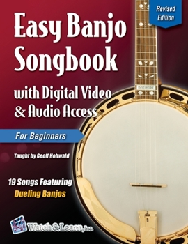 Paperback Easy Banjo Songbook: With Digital Video & Audio Access Book