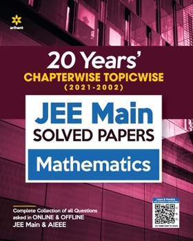 Paperback JEE Main Chapterwise Mathematics Book