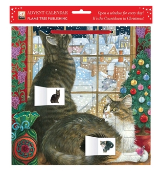 Calendar Ivory Cats Christmas Window Advent Calendar (with Stickers) Book