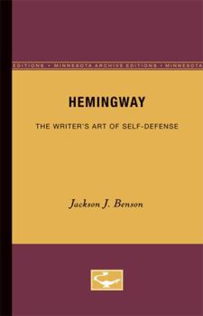 Paperback Hemingway: The Writer's Art of Self-Defense Book