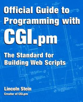 Paperback Official Guide to Programming with CGI.PM Book