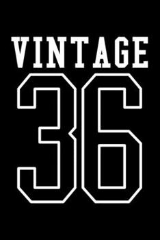 VINTAGE: Dot Grid Journal, Diary, Notebook, 6x9 inches with 120 Pages.