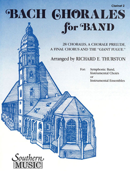 Paperback Bach Chorales for Band: Clarinet 2 Book