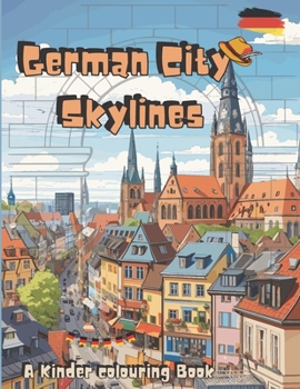 Paperback German City Skylines (colourbook): Fun Drawing Book