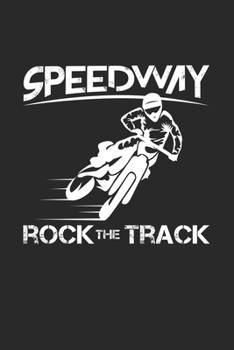 Paperback Speedway rock the track: 6x9 Speedaway - lined - ruled paper - notebook - notes Book