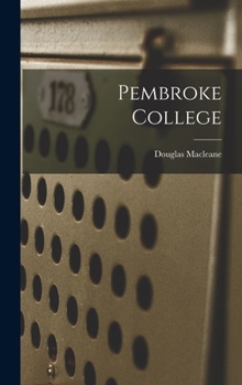 Hardcover Pembroke College Book