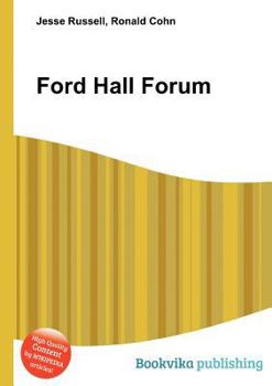 Paperback Ford Hall Forum Book