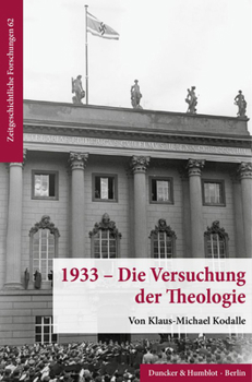 Paperback 1933 - Die Versuchung Der Theologie [German] Book