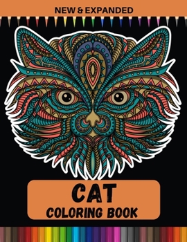 Paperback Cat Coloring Book (New & Expanded): A Coloring Book for Kids, Boys & Girls who love Cat Book