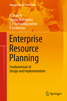 Paperback Enterprise Resource Planning: Fundamentals of Design and Implementation Book