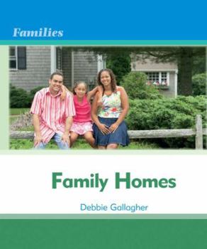 Library Binding Family Homes Book