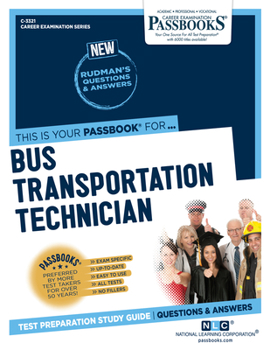 Paperback Bus Transportation Technician (C-3321): Passbooks Study Guide Volume 3321 Book