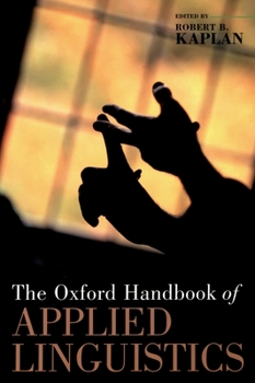 Paperback The Oxford Handbook of Applied Linguistics Book