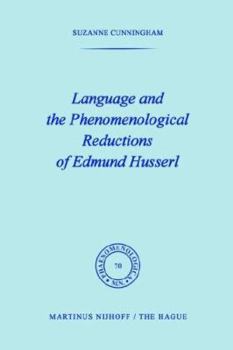 Paperback Language and the Phenomenological Reductions of Edmund Husserl Book