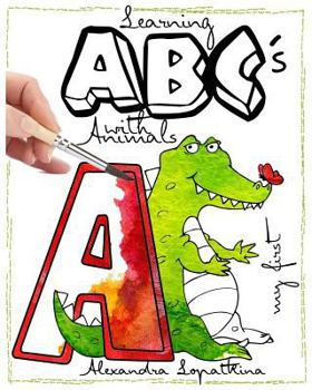 Paperback Learning ABC's with Animals: Best Learning Book for Your Kid Book