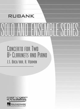 Paperback Concerto for Two B-Flat Clarinets and Piano Book