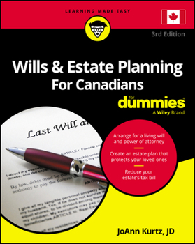 Paperback Wills & Estate Planning for Canadians for Dummies Book