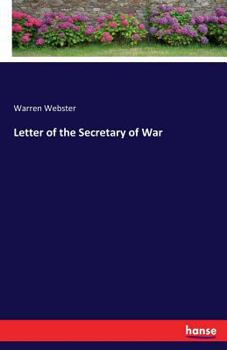 Paperback Letter of the Secretary of War Book