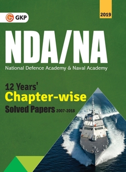 Paperback NDA/NA (National Defence Academy/Naval Academy) 2019 - 13 Years Chapter-wise Solved Papers (2007-2019) Book