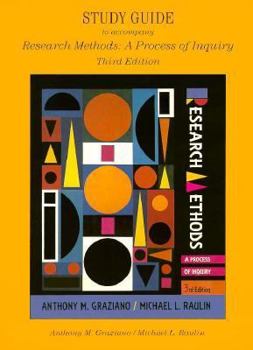 Workbook Research Methods : A Process of Inquiry (Study Guide) Book