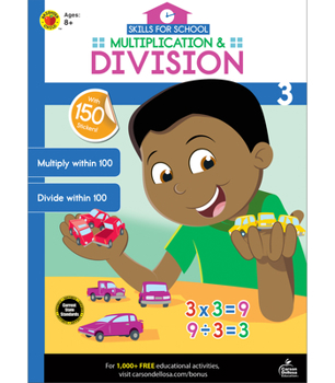 Paperback Skills for School Multiplication & Division, Grade 3 Book