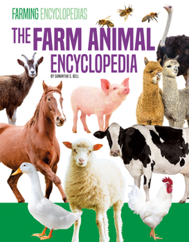 Library Binding Farm Animal Encyclopedia Book