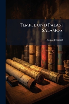 Paperback Tempel und Palast Salamo's. [German] Book