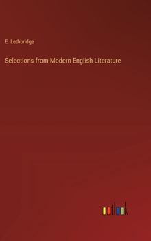 Hardcover Selections from Modern English Literature Book