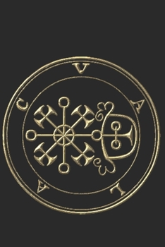 Paperback Valac: SIGIL KING SOLOMON 72 DEMON GOETIA 6" x 9" 100 PAGE EVOCATION JOURNAL Book