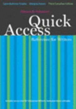 Paperback Quick Access Reference for Writers, Third Canadian Edition Book