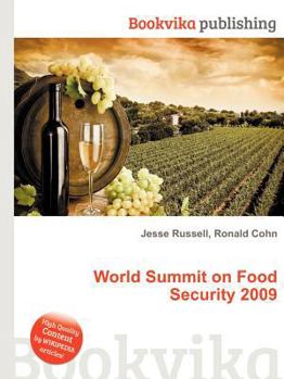 Paperback World Summit on Food Security 2009 Book
