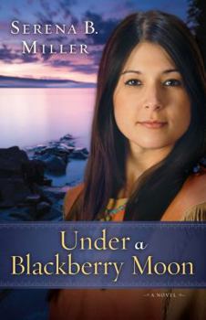 Hardcover Under a Blackberry Moon [Large Print] Book