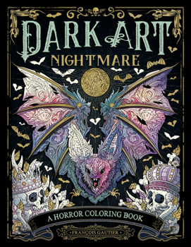 Paperback Dark Art Nightmare: A Horror Coloring Book