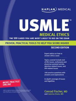 Paperback Kaplan USMLE Medical Ethics: The 100 Cases You Are Most Likely to See on the Exam Book
