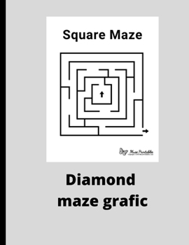 Paperback Diamond maze grafic game puzzle: 200 pages Book